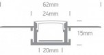 Profil LED Tavan Rigips 2m