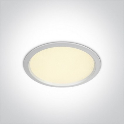 Spot LED incastrat cu UGR19 pentru baie sau exterior 24W rotund alb