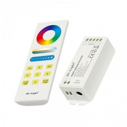 Set RGBW Dimmer RF si telecomanda touch smart 12-24V